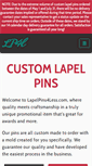Mobile Screenshot of lapelpins4less.com